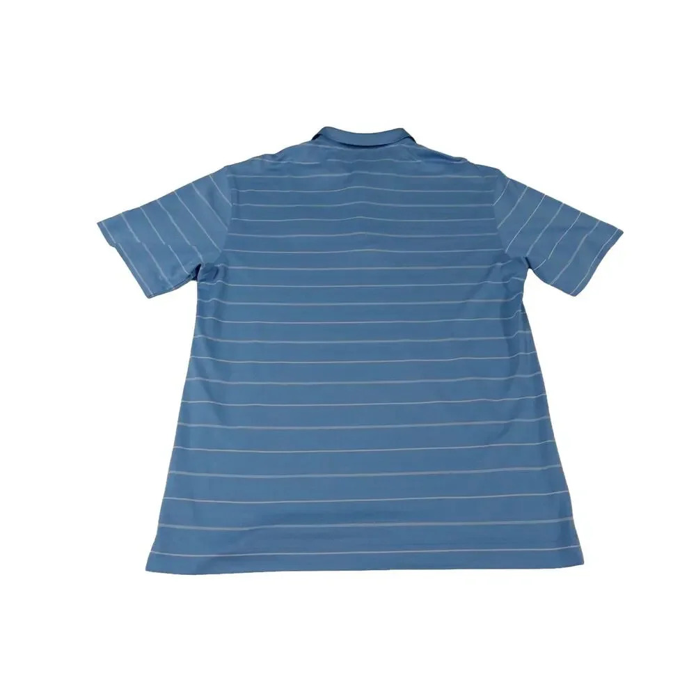 Arnold Palmer Bay Hill Nike Performance Striped Golf Polo Shirt Men's Medium